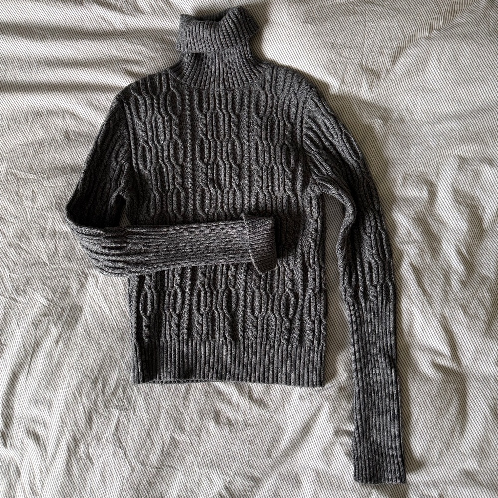 Zara Grey Turtleneck
